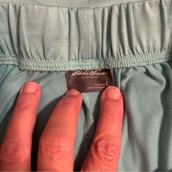 Eddie Bauer PJ Set Soft Cozy Lounge Leisure Comfy Cabincore Cottagecore Sz L - Picture 2 of 8